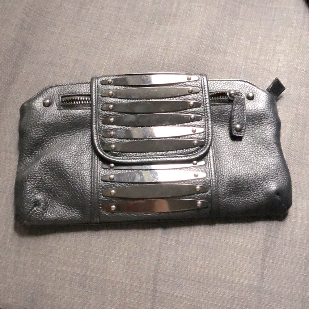 Romygold black clutch